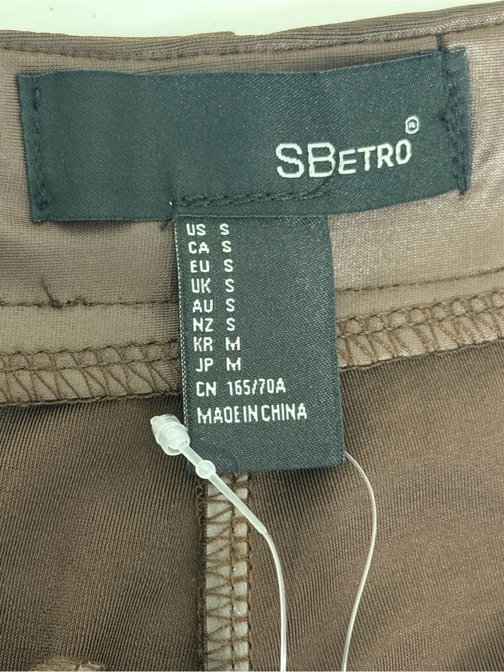 Suzanne Betro SBetro Faux Leather Straight Leg Split Hem Pants S NWT - Picture 10 of 11